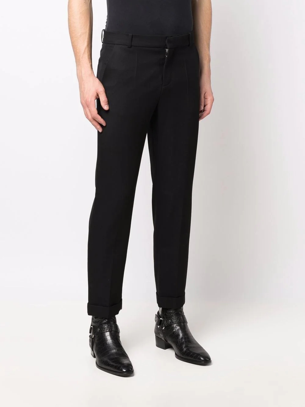 slim-fit chino trousers - 3