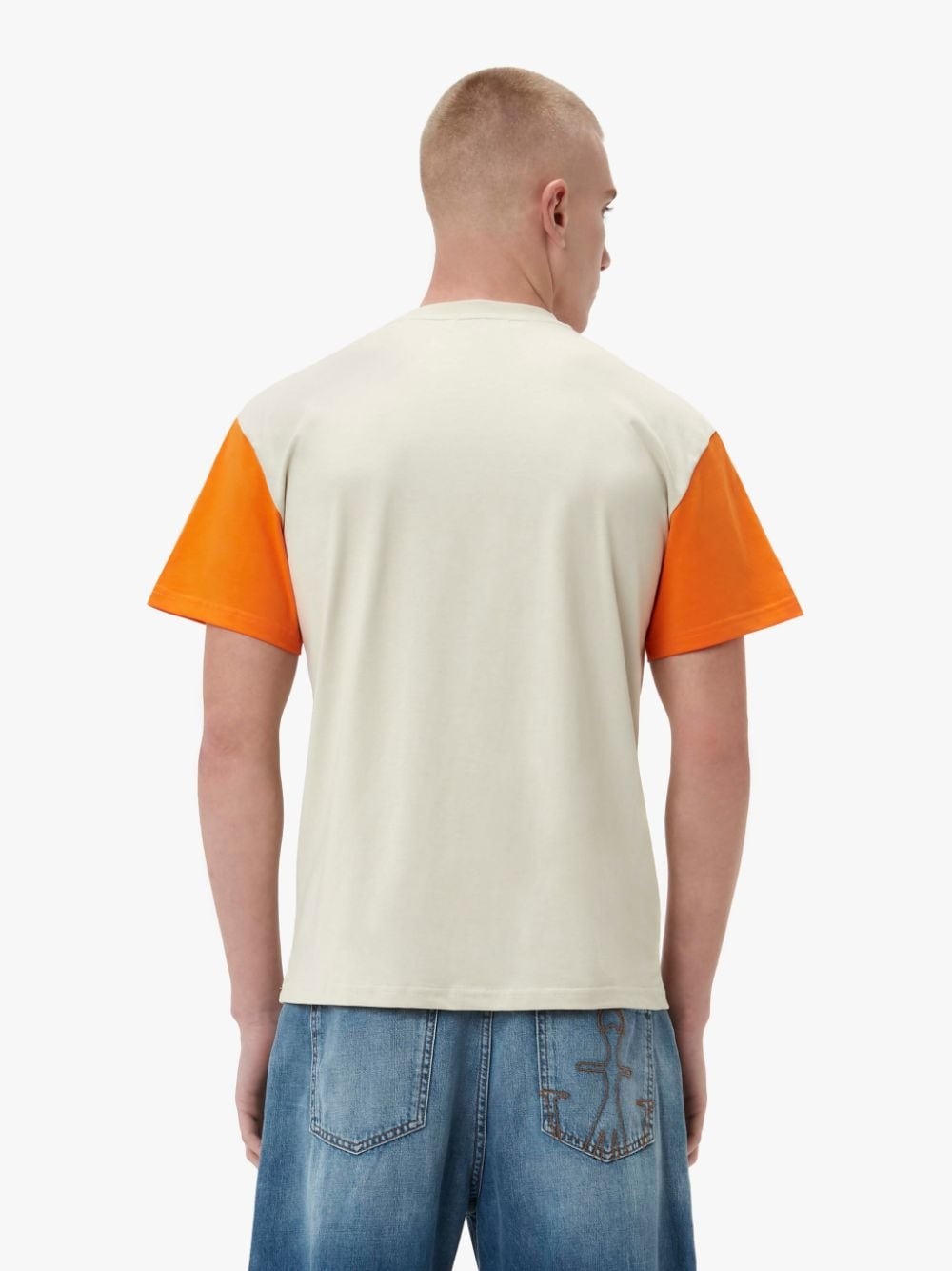 ANCHOR PATCH CONTRAST SLEEVE T-SHIRT - 3
