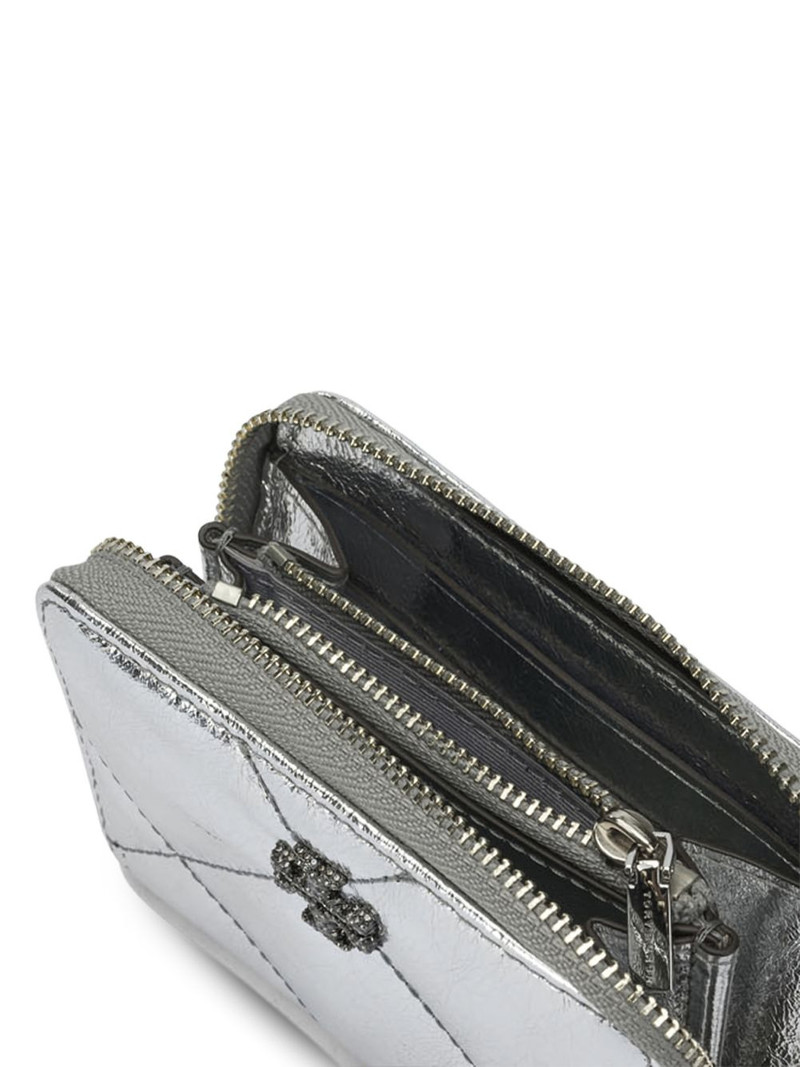 Kira Diamond Quilt Metallic wallet 4