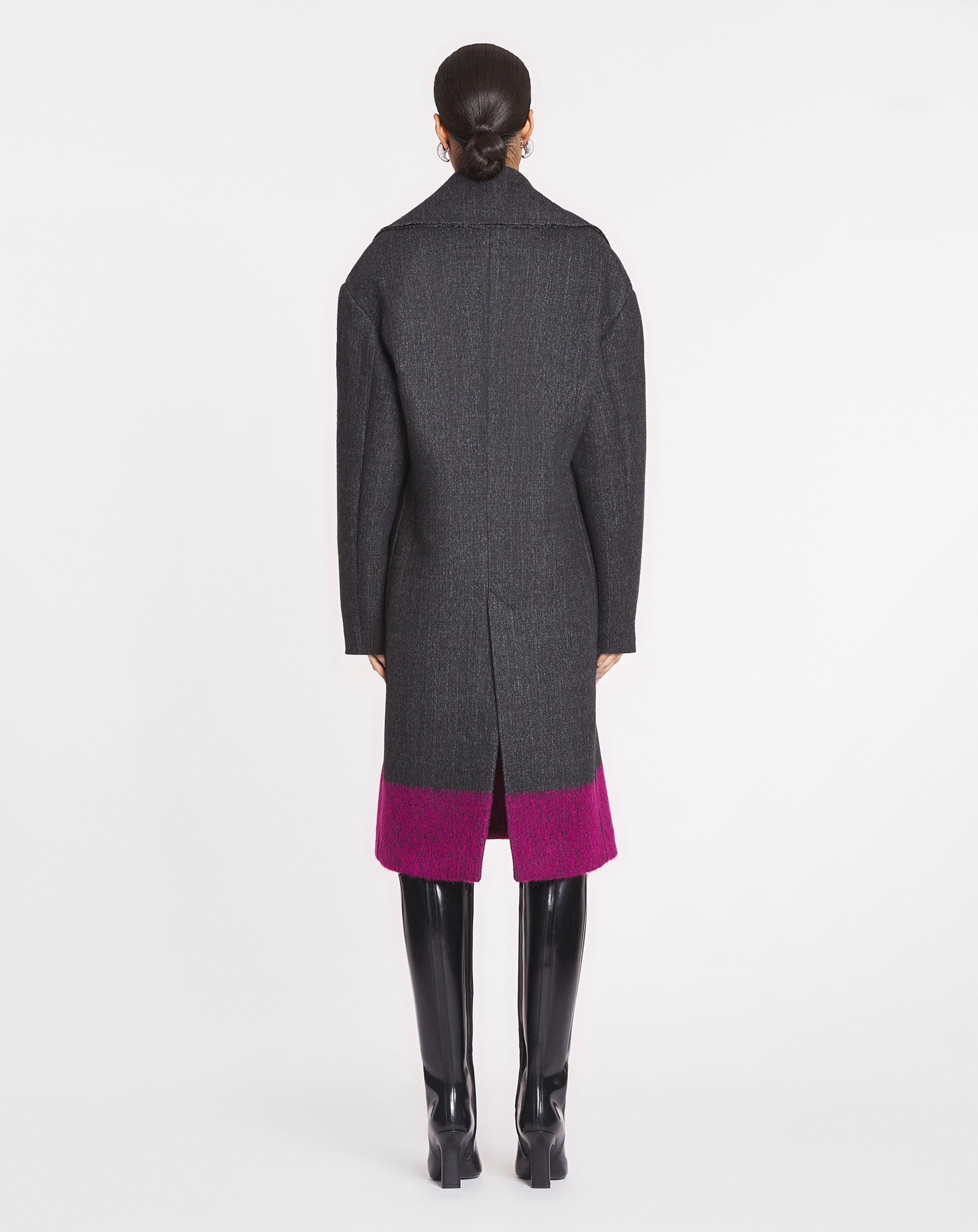 LOOSE-FIT TWO-TONE COAT - 4