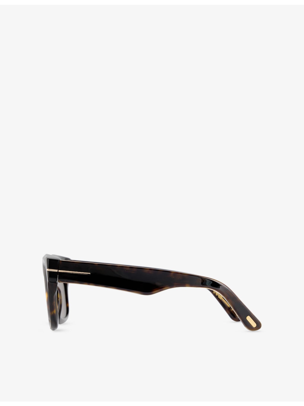 TF1284 52N Marlon Square-Frame Tortoiseshell Acetate Sunglasses - 4
