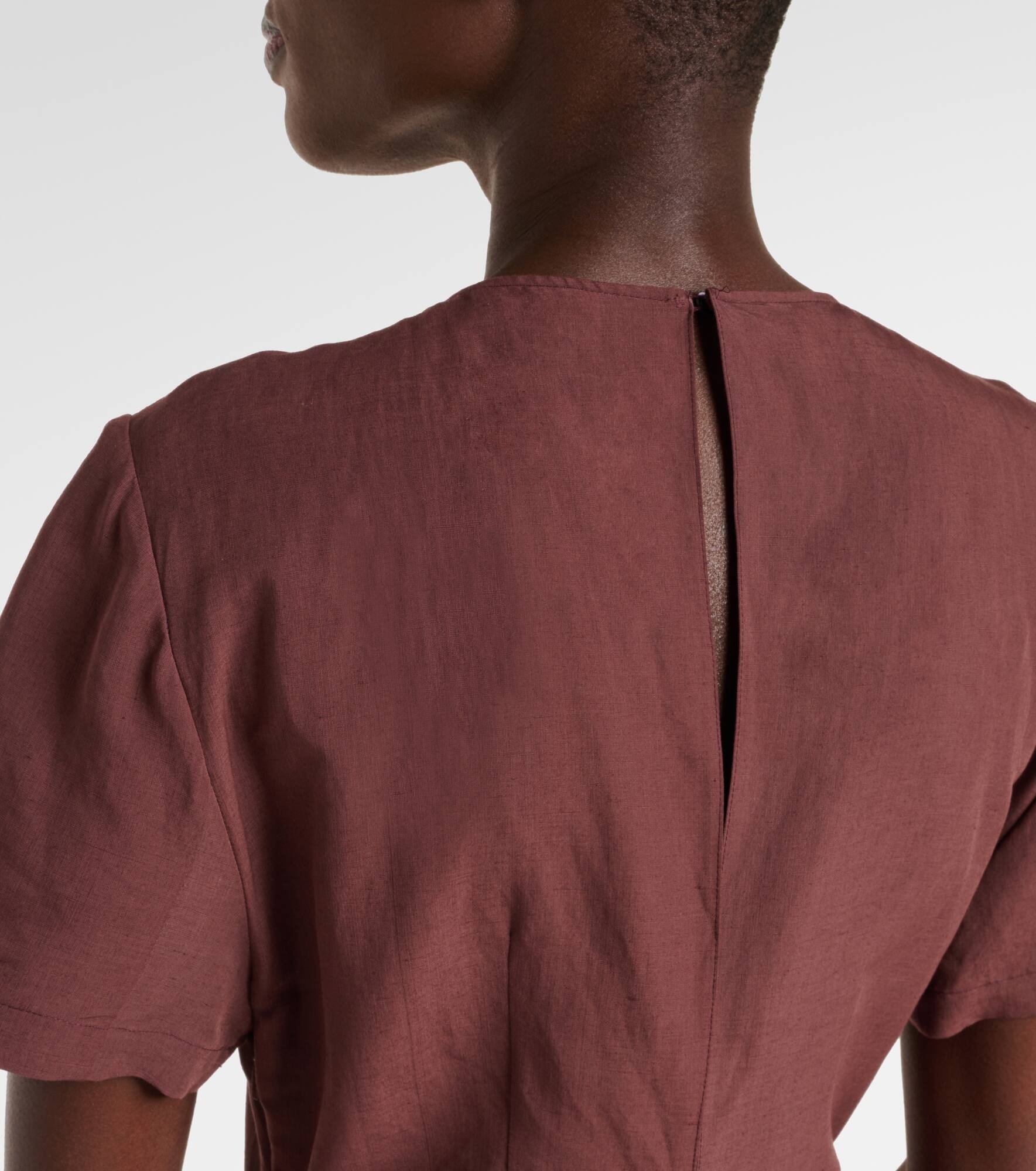 Paula's Ibiza tie-detail midi dress - 6