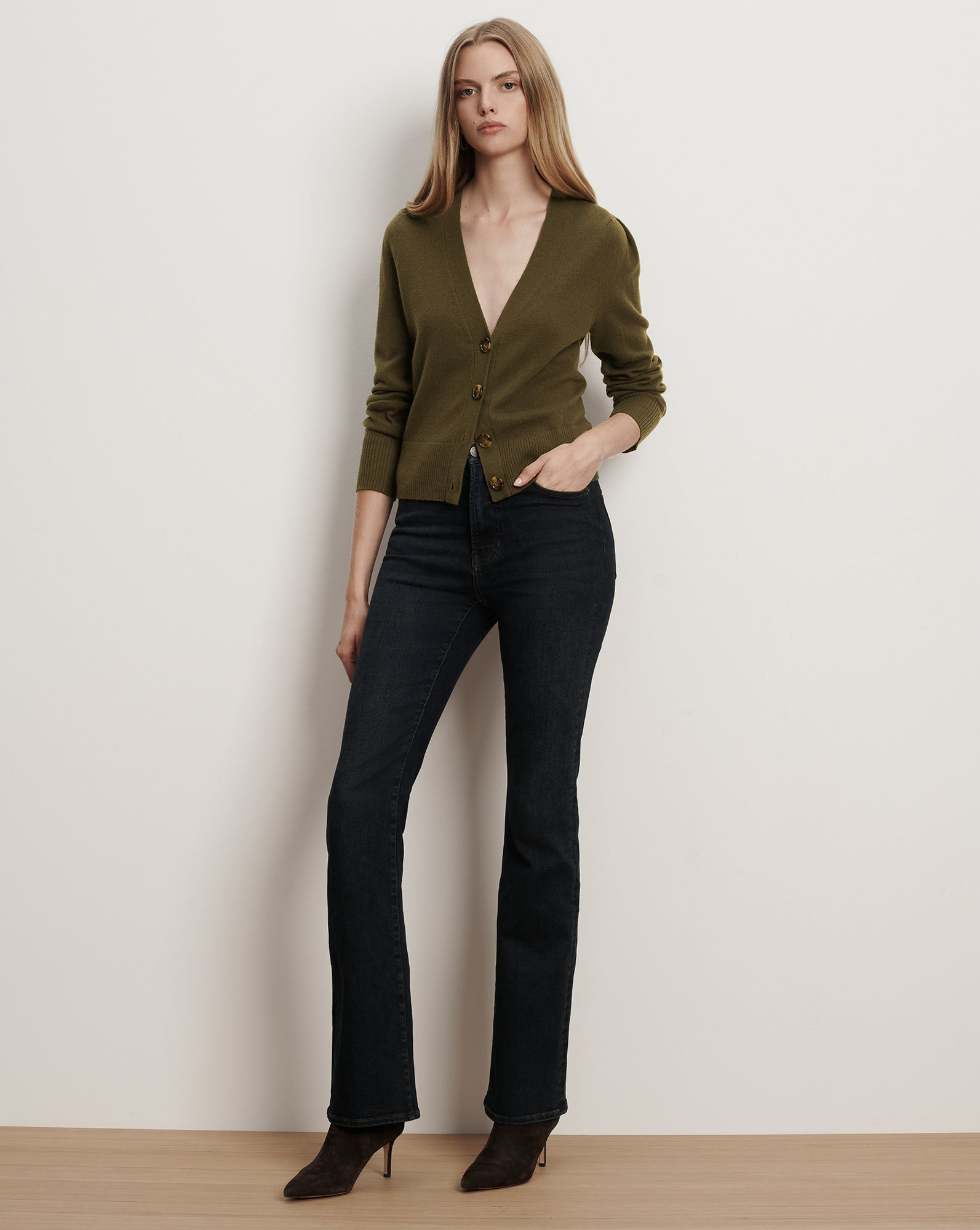 SOLENE CASHMERE CARDIGAN - 3