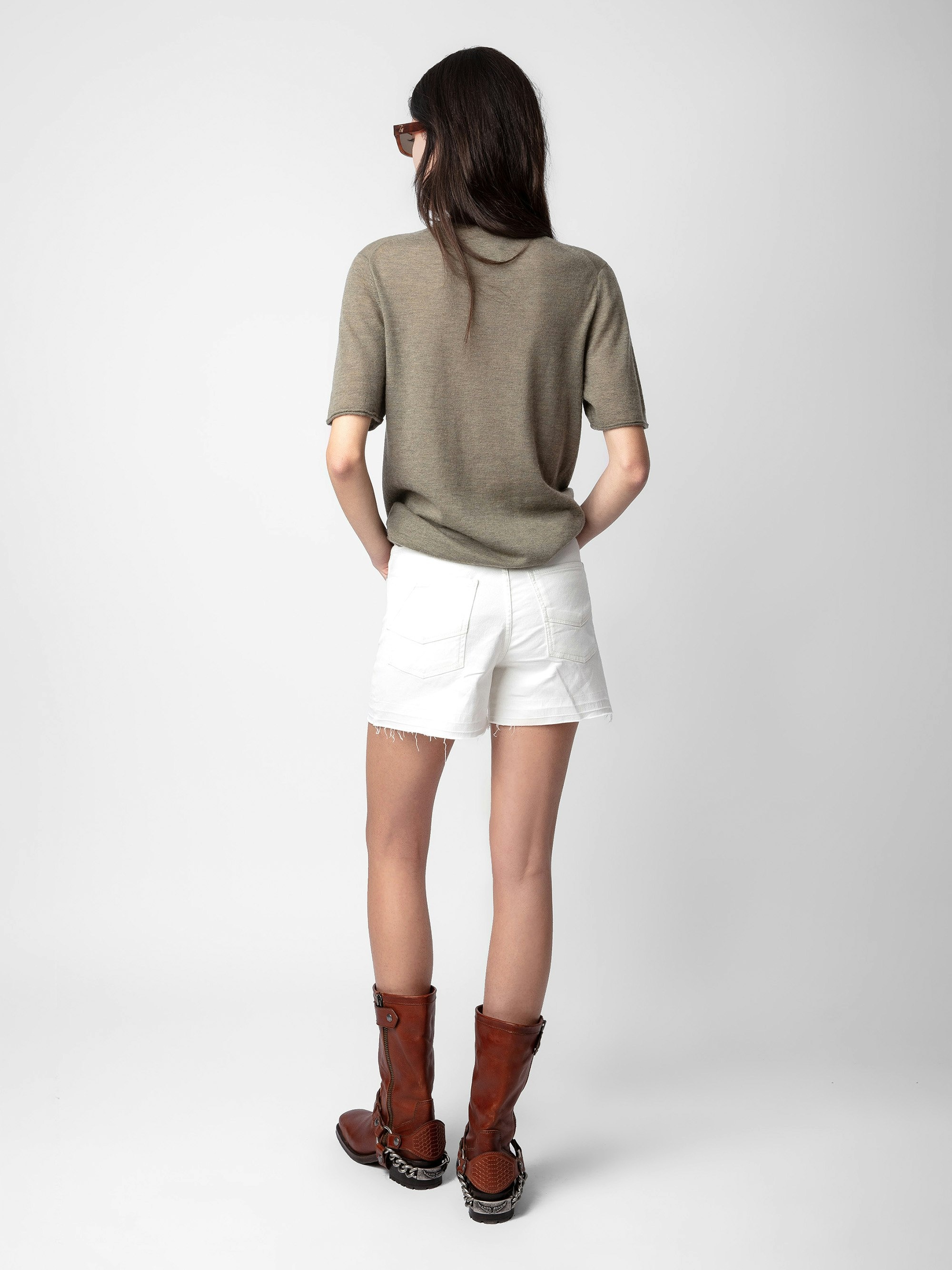 Ida Mon Amour Diamanté Cashmere Sweater - 3
