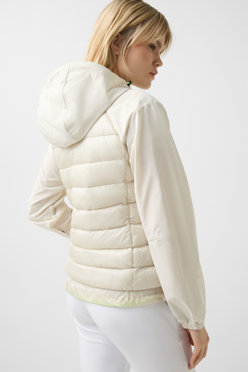 BOGNER Magan hybrid quilted jacket in Sand outlook