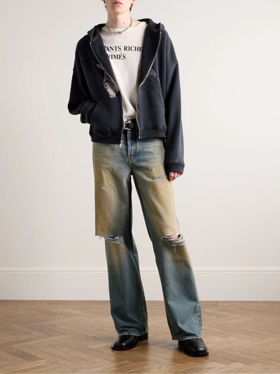 Enfants Riches Déprimés Corpse Pose Wide-Leg Distressed Jeans outlook