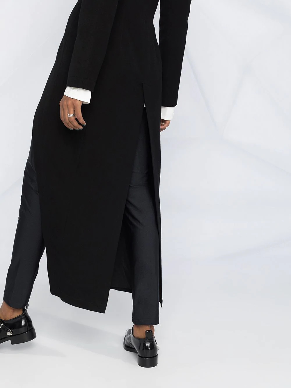 puff sleeve coat - 3