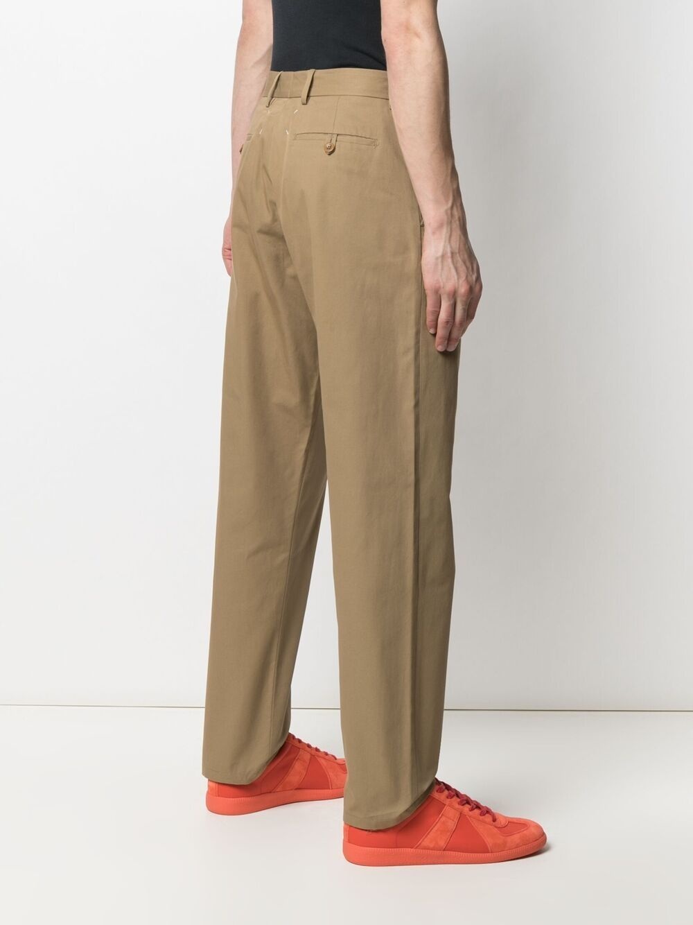 straight-leg cotton chinos - 4