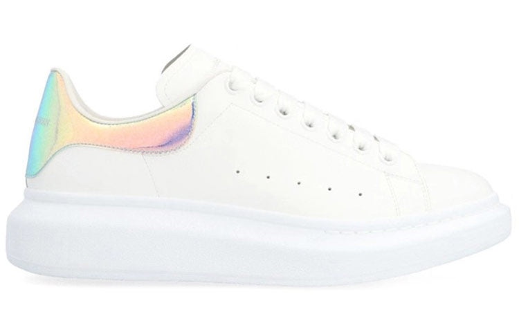 (WMNS) Alexander McQueen Oversized Sneaker 'White Shock Pink' 561726WHVI59375 - 2
