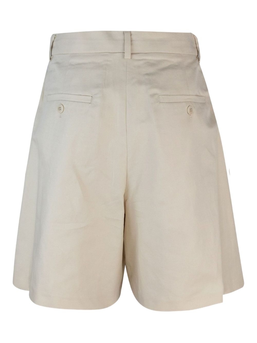 Ecuba pleated high-waisted shorts - 2