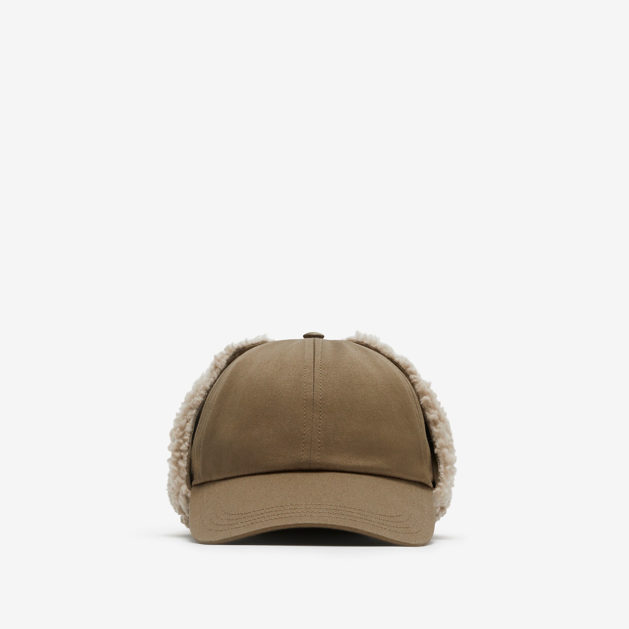 Fleece Trim Trapper Cap - 1