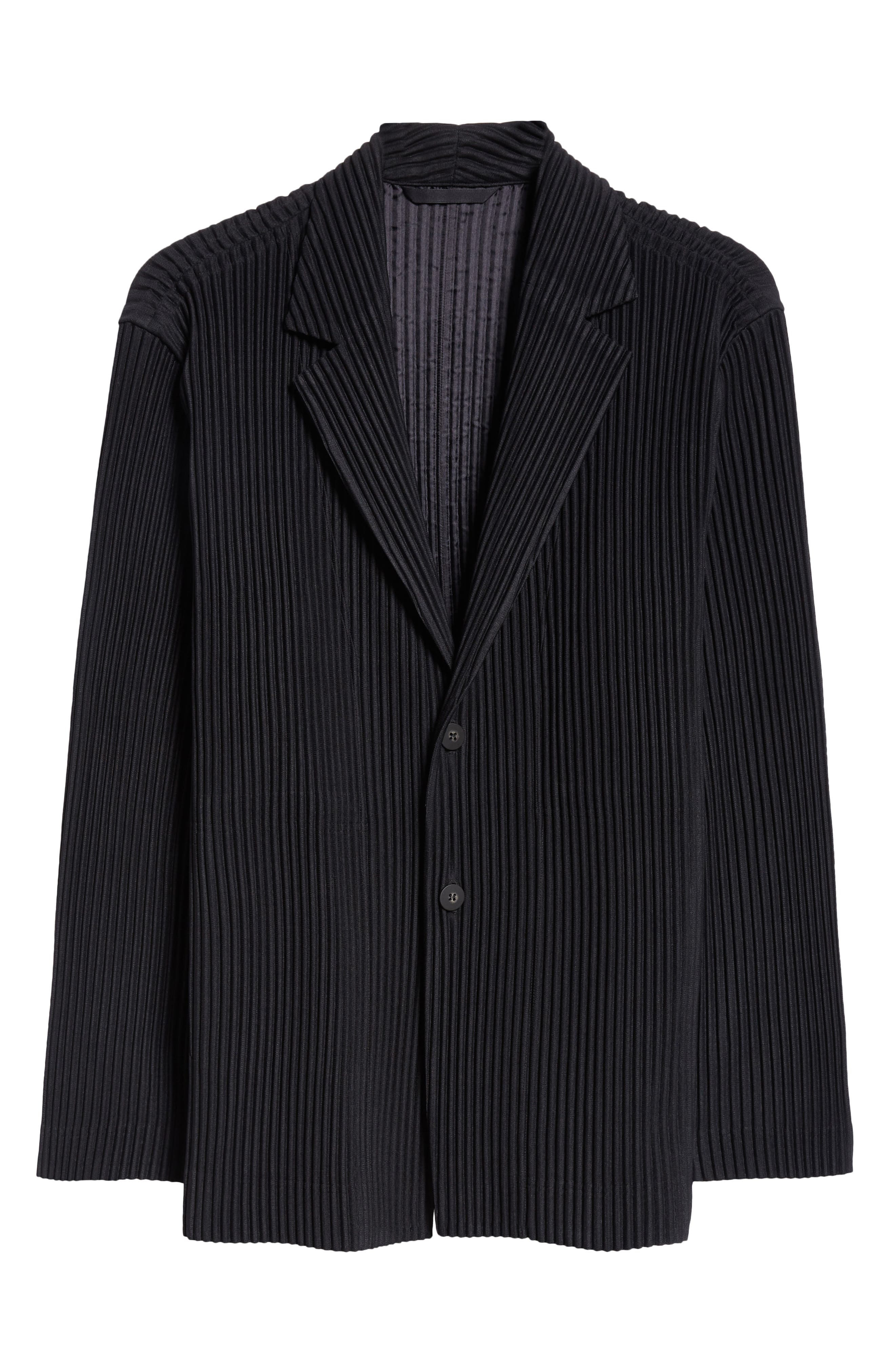 Homme Plissé Issey Miyake Pleated Blazer in Black at Nordstrom - 7