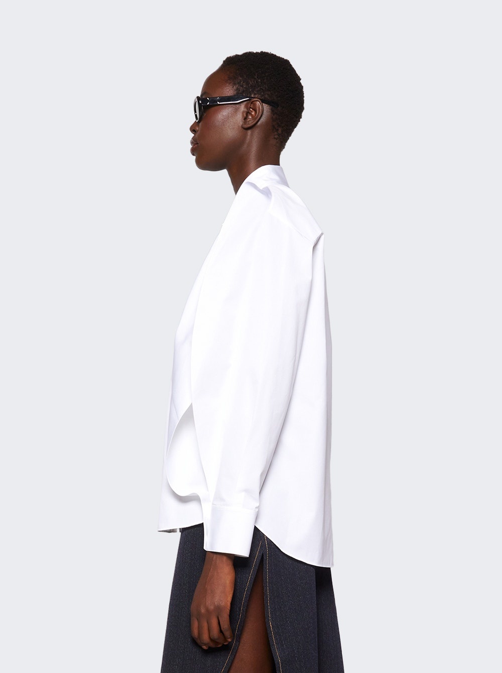 Round Shirt Blanc - 4