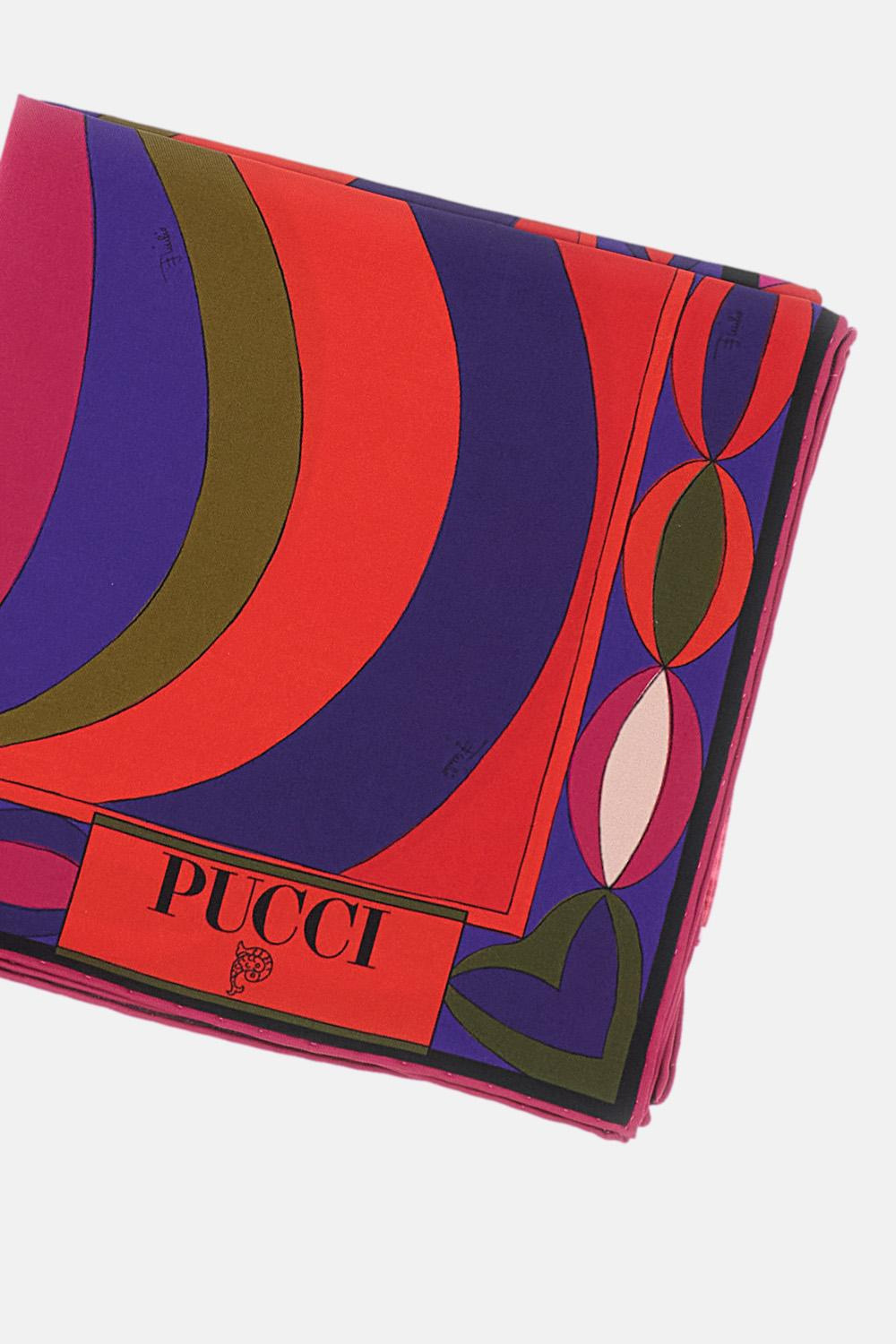 Square silk twill scarf - 2
