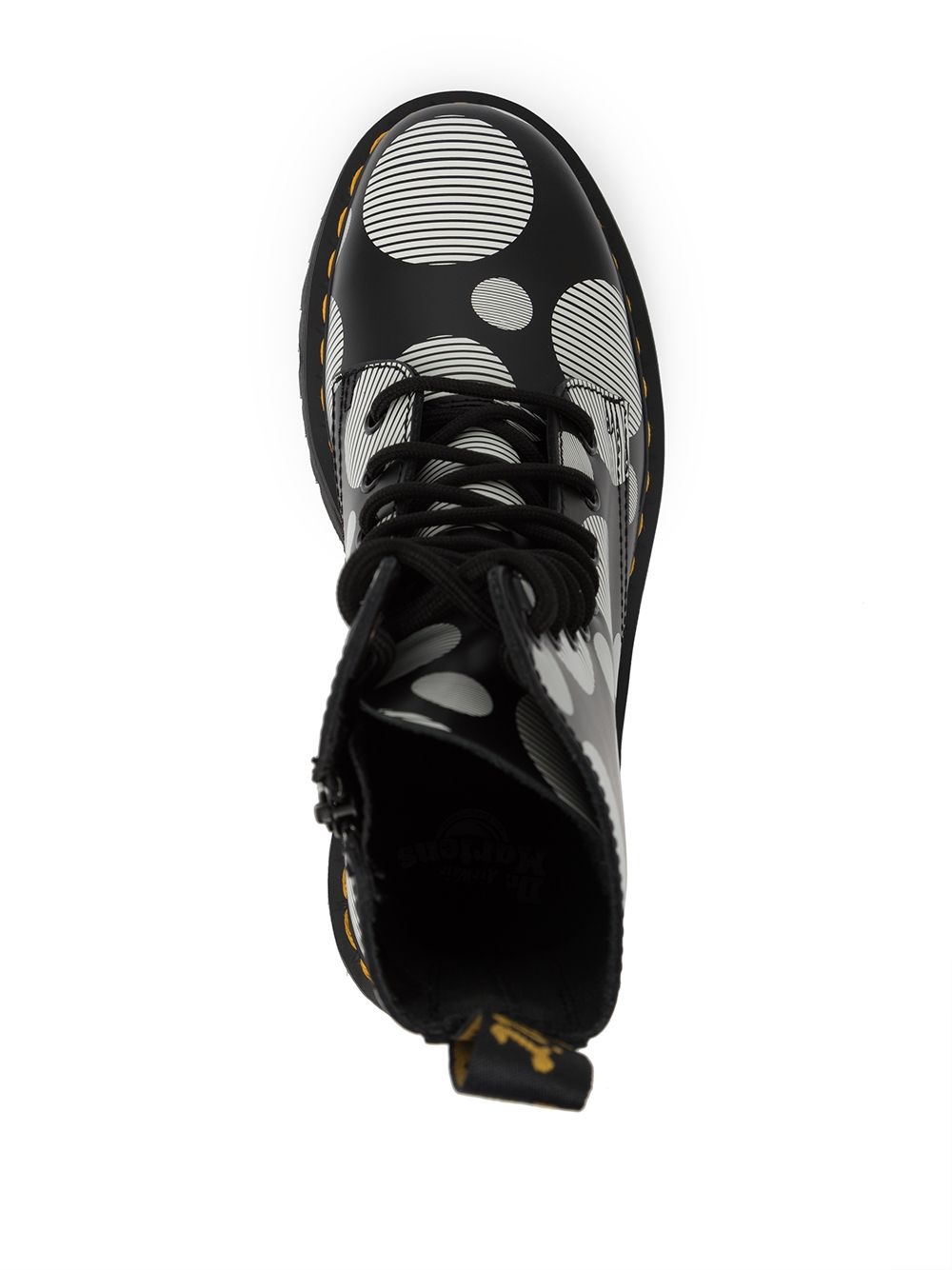 Jadon polka-dot lace-up boots - 4