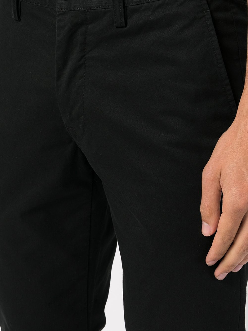 slim-fit cotton trousers 5