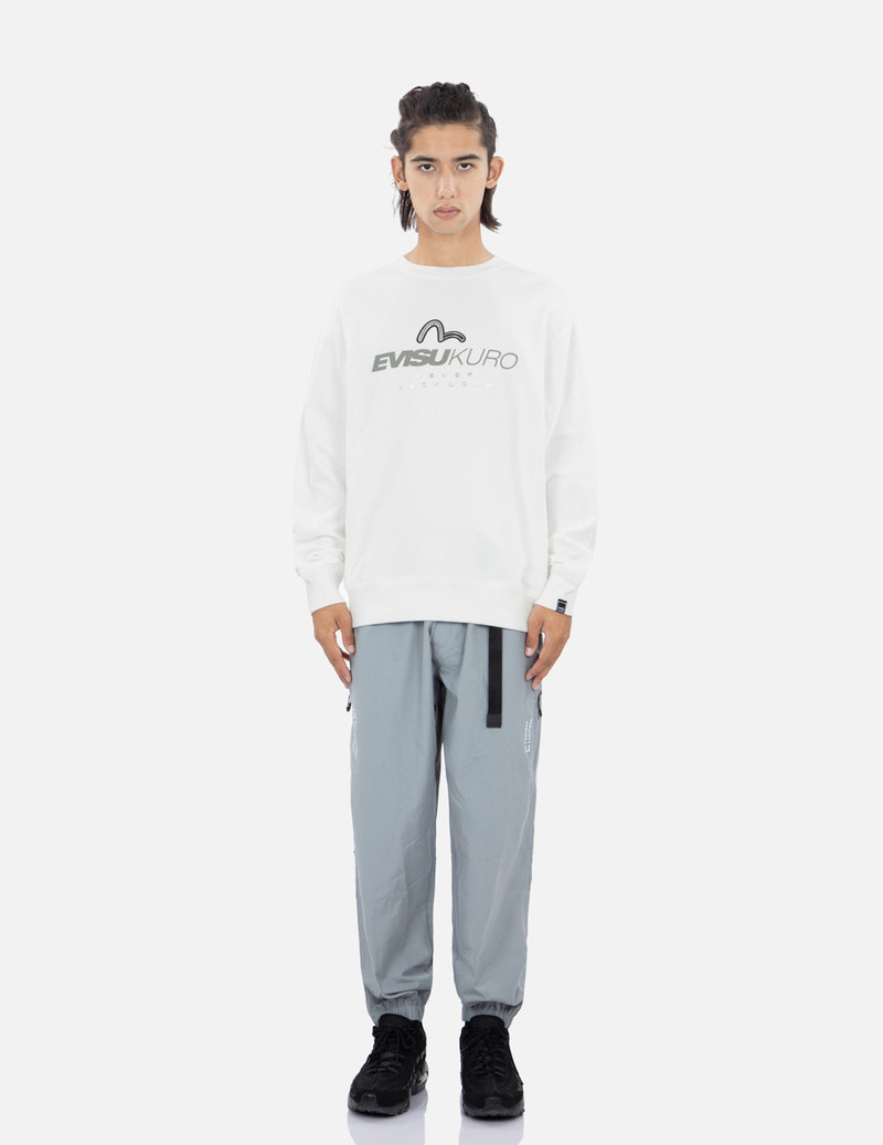 Transparent Seagull Badge Logo Print Sweatshirt 5