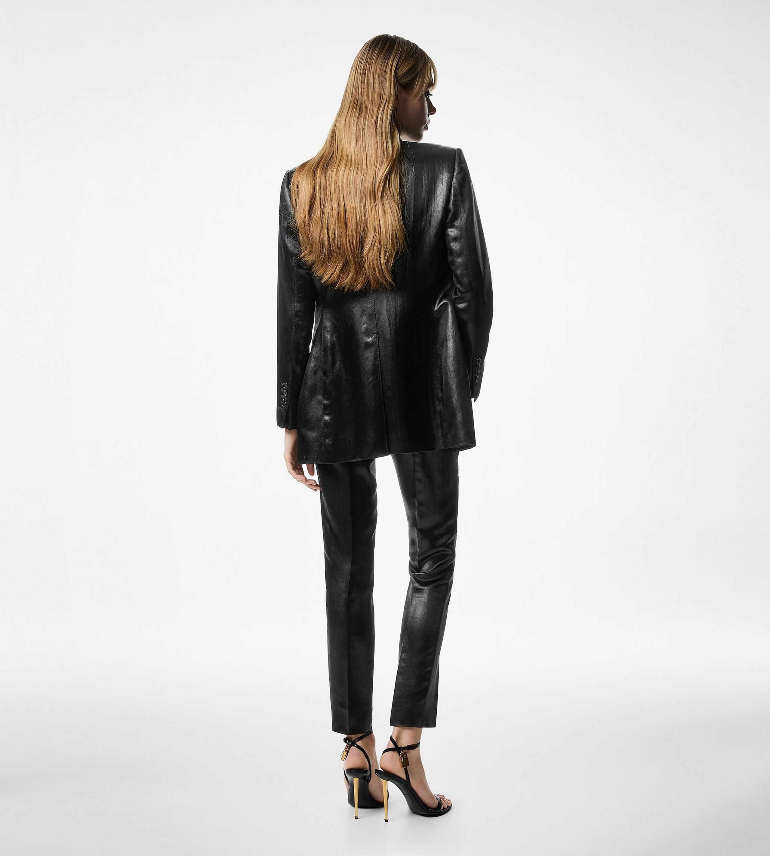 "BIANCA" SINGLE BREASTED PEAK LAPEL JACKET - 3