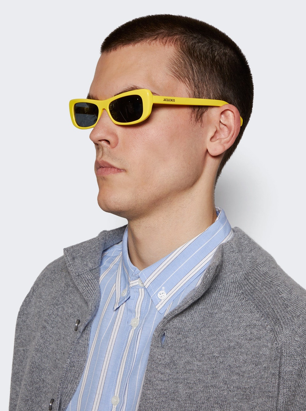X Jacquemus Capri Sunglasses Yellow - 3