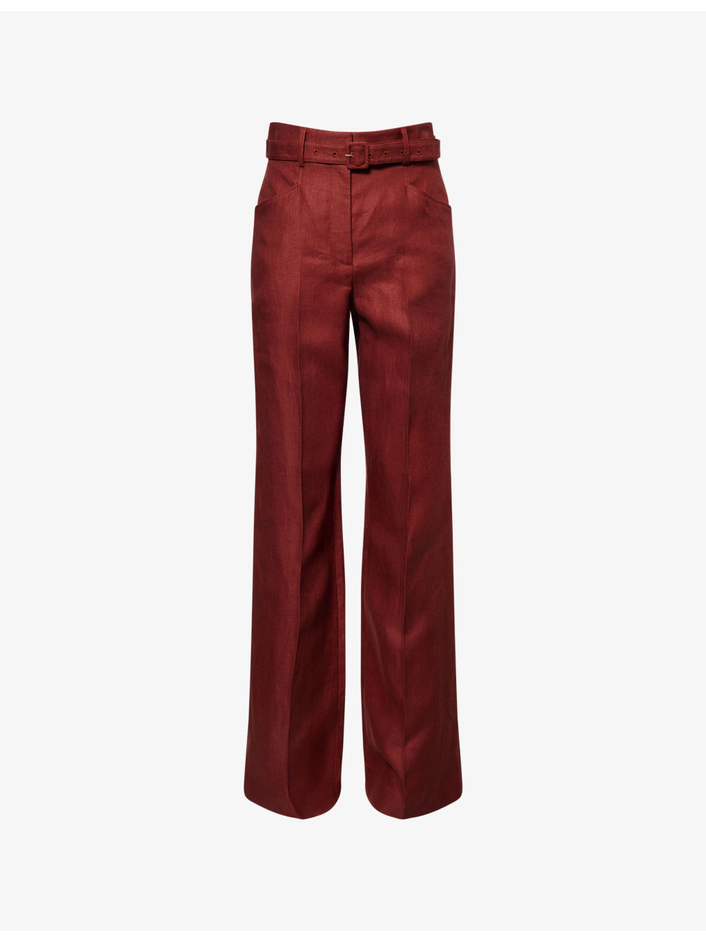 Norman Wide-Leg Linen Trousers - 1
