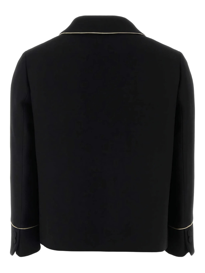 FENDI Fendi Piping-detail Front-pockets Blazer outlook
