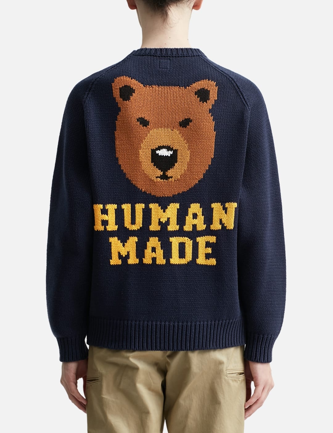 BEAR RAGLAN KNIT SWEATER - 4
