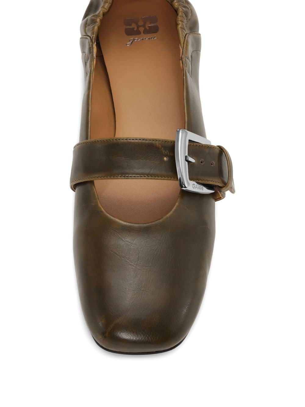 buckle-embellished ballet flats - 3