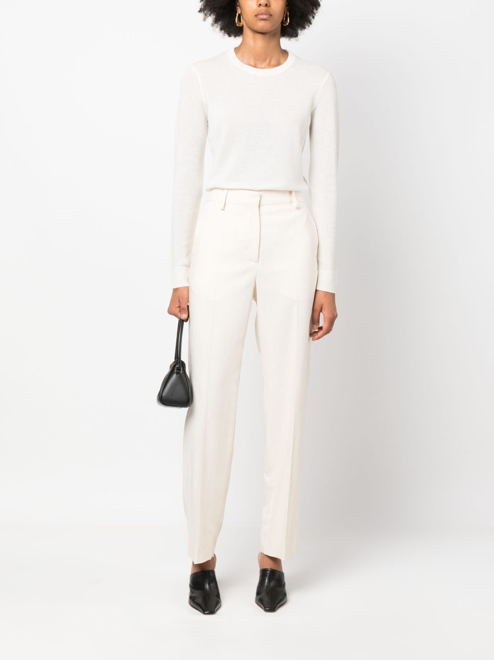 long-sleeved cashmere jumper - 2