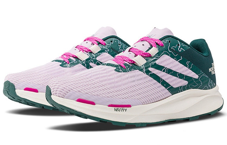 (WMNS) THE NORTH FACE Vectiv Eminus Running Shoes ' Ponderosa Green Valley Topo Print Lavender Fog'  - 3