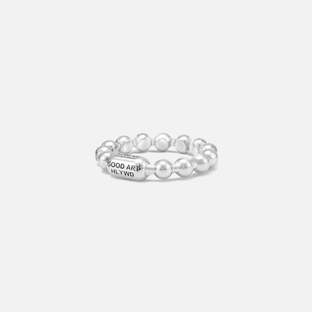 RS-BAL10-SM GOOD ART HLYWD Ball Chain 10 Ring Smooth - Sterling Silver - 3