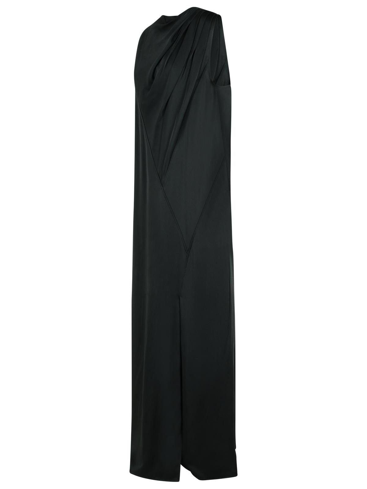 Jil Sander Dress In Black Acetate Blend Women - 2