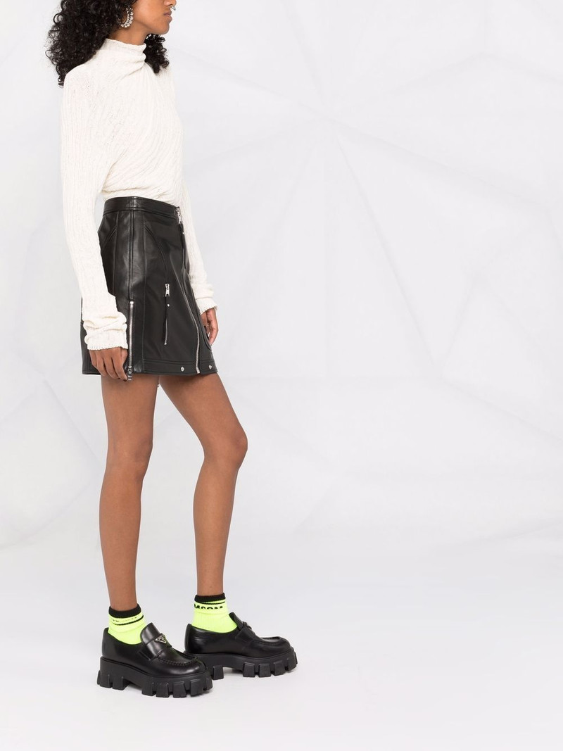 zip-up biker skirt 6