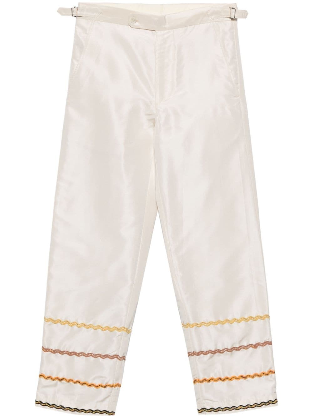Rickrack Stripe straight-leg trousers - 1