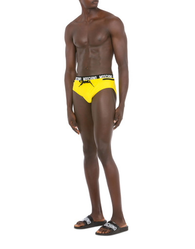 Moschino RUBBER LOGO BIKINI BOTTOMS outlook