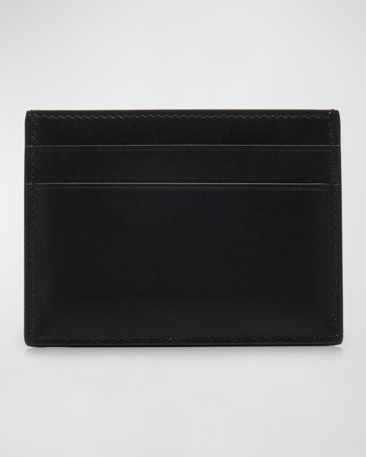Men's Duty Free Embossed Logo Leather Card Holder - 3