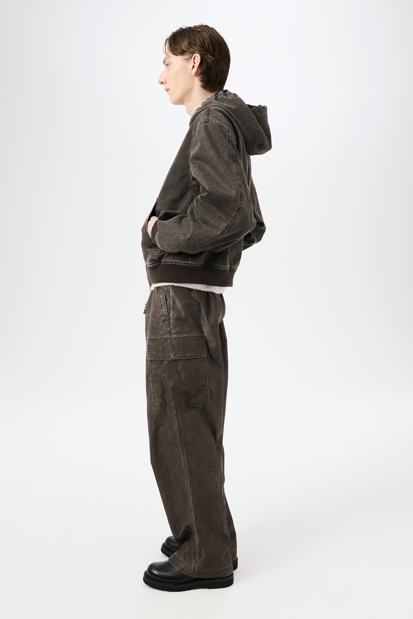 ★OUR LEGACY★ バンク ジャケット Black Coated Wash Our Legacy - Third Cut Real Black Chain Twill