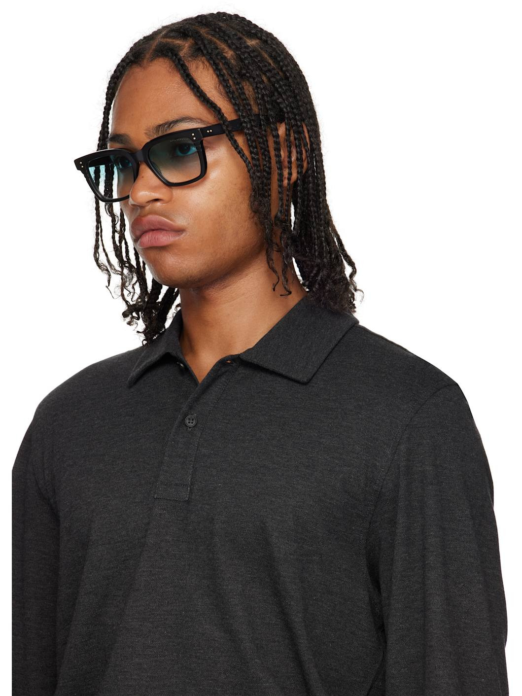 SSENSE Exclusive Black SEQUOIA Sunglasses - 4