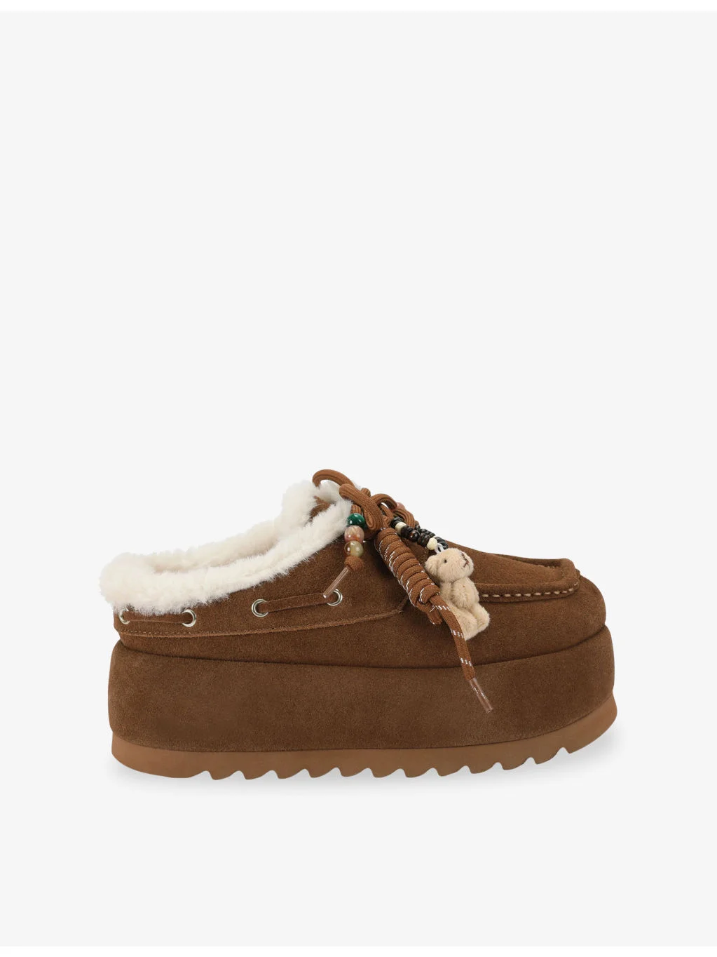 Cuddly Charm Leather Loafers - 1