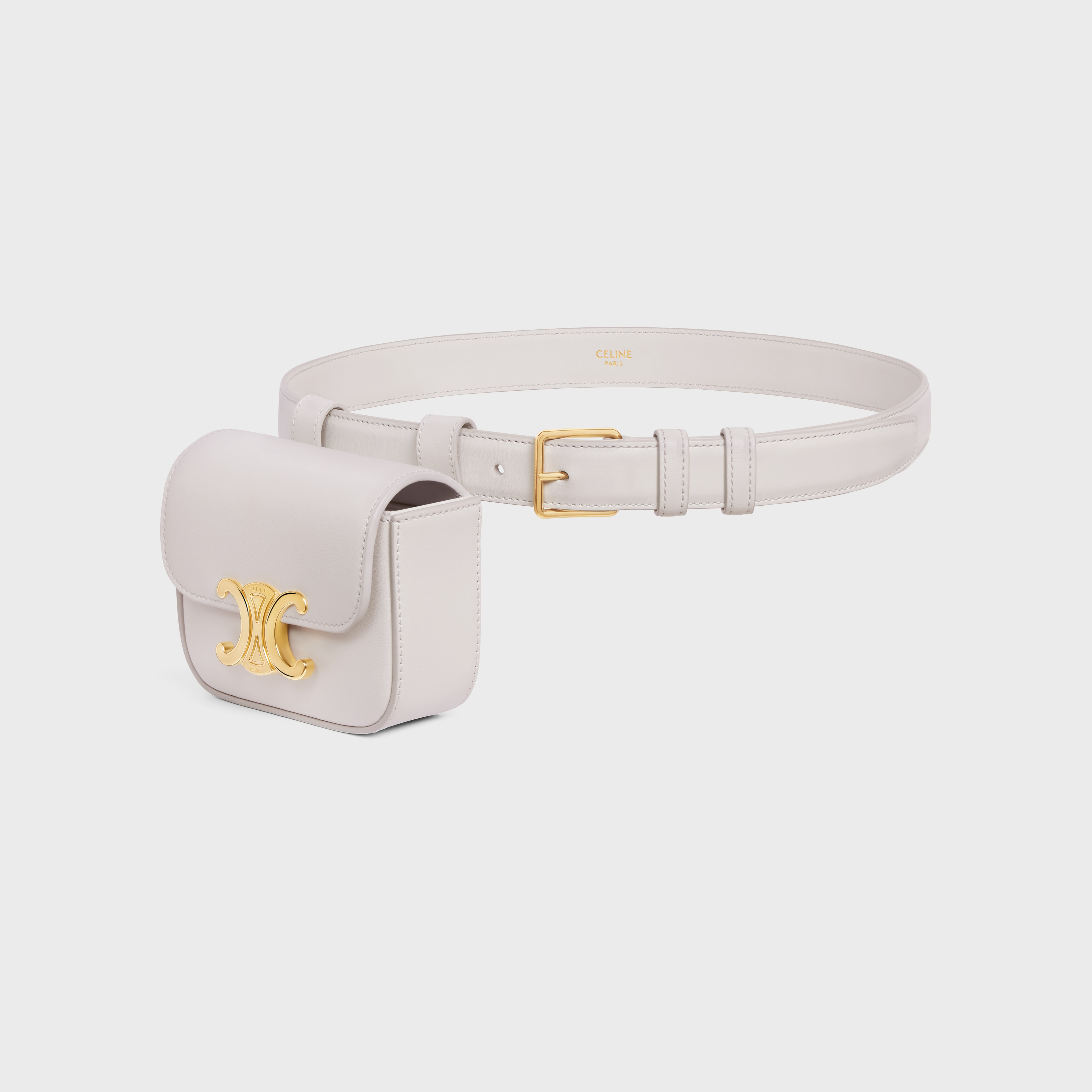 BELT BAG TRIOMPHE BELT in SHINY CALFSKIN - 3
