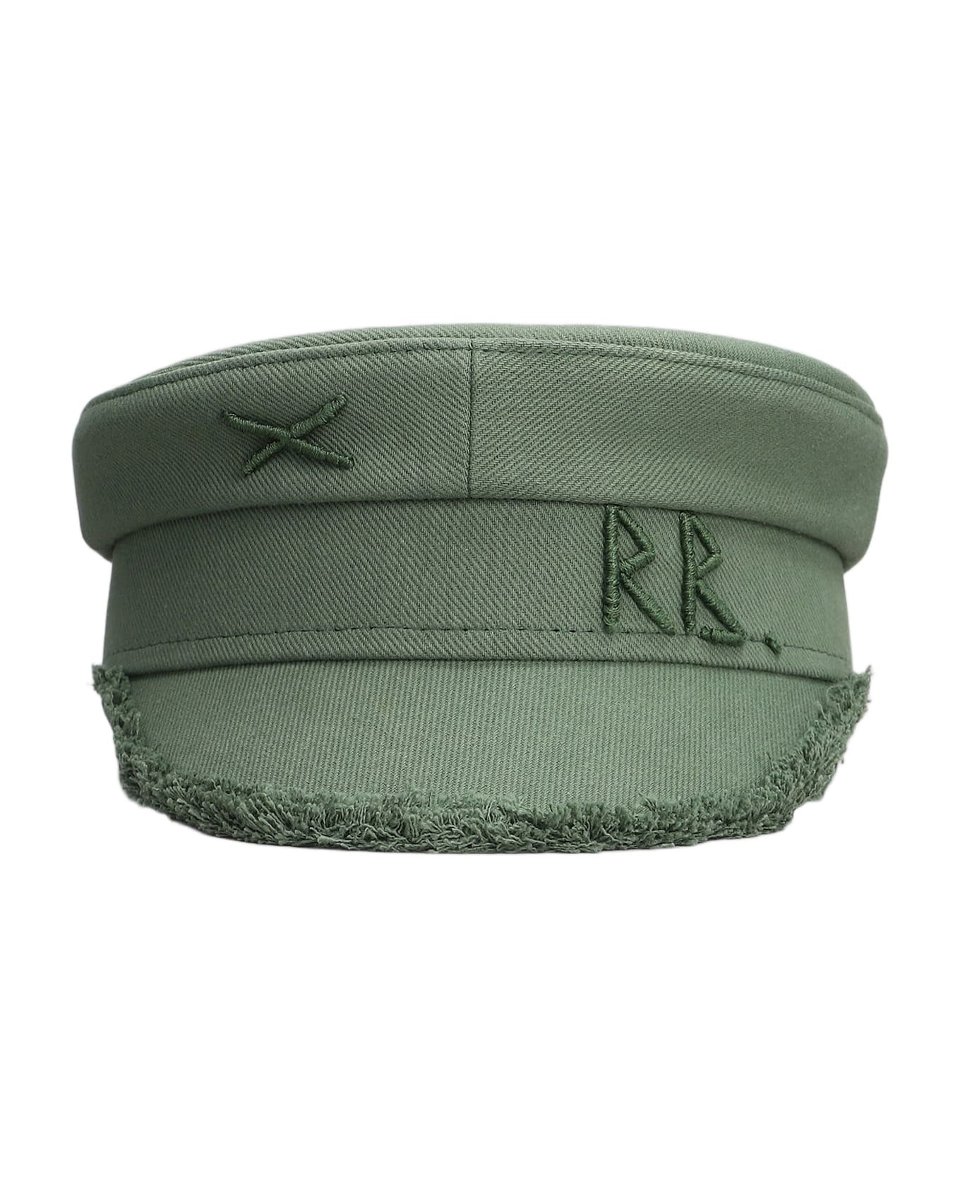 Baker Boy Hats In Khaki Cotton - 1