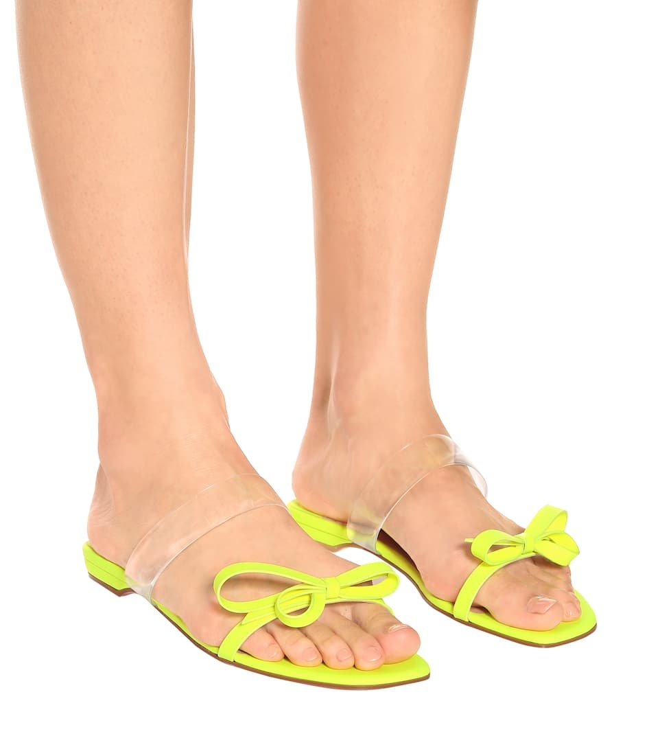 Just Nodo PVC-trimmed leather sandals - 5