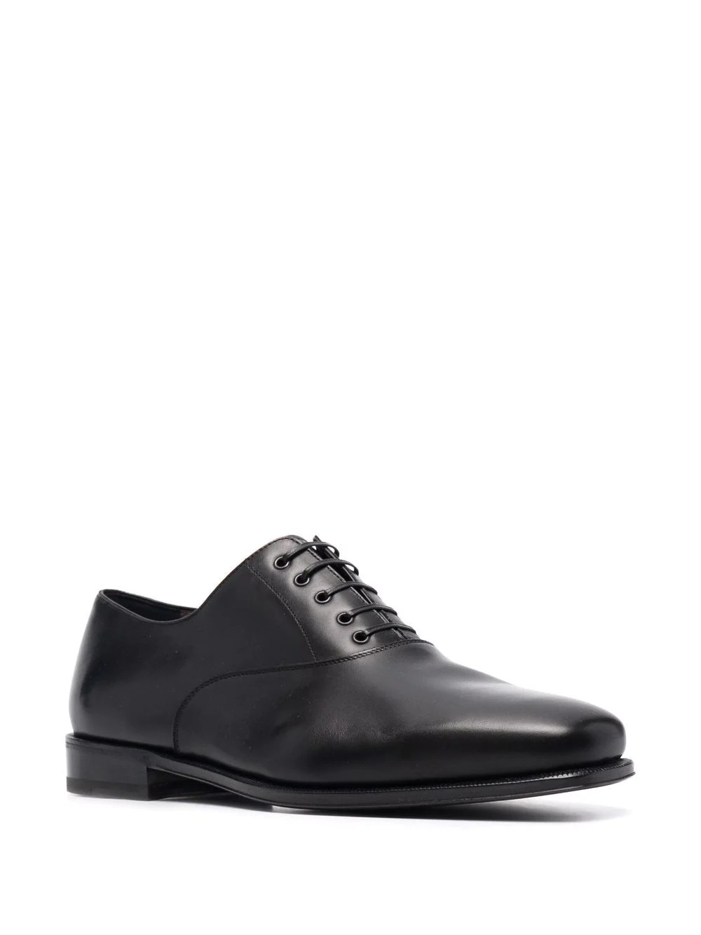 polished-finish lace-up shoes - 2