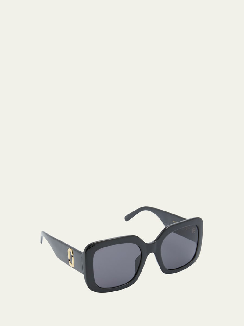 Marc Jacobs J Marc Logo Square Acetate Sunglasses outlook