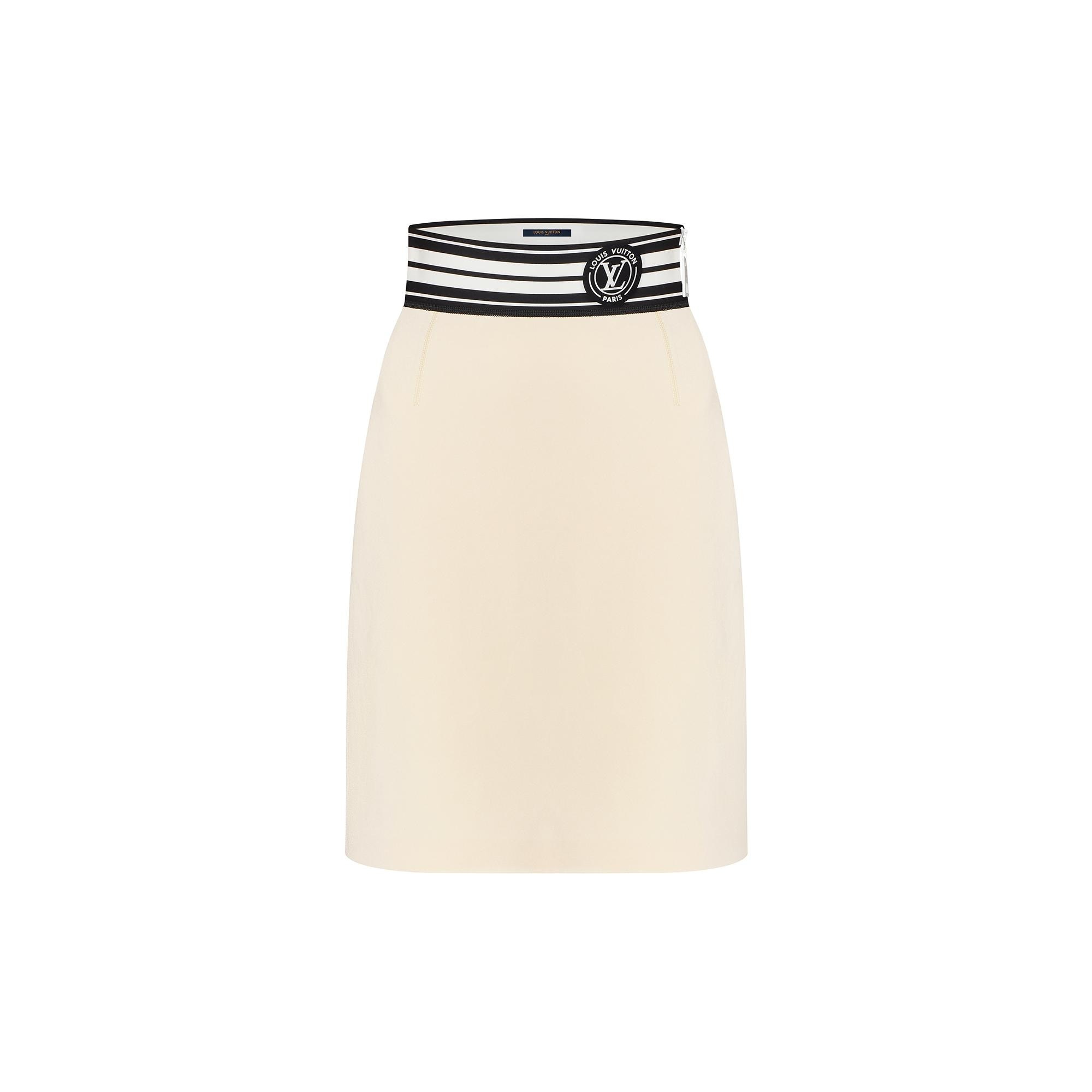 LV Stripe Pencil Skirt - 1