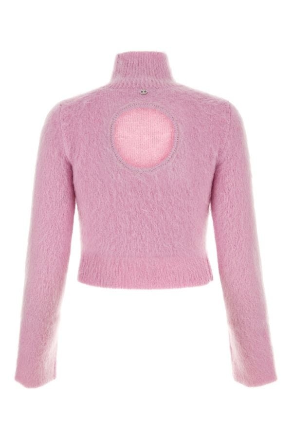 Pink wool blend sweater - 2