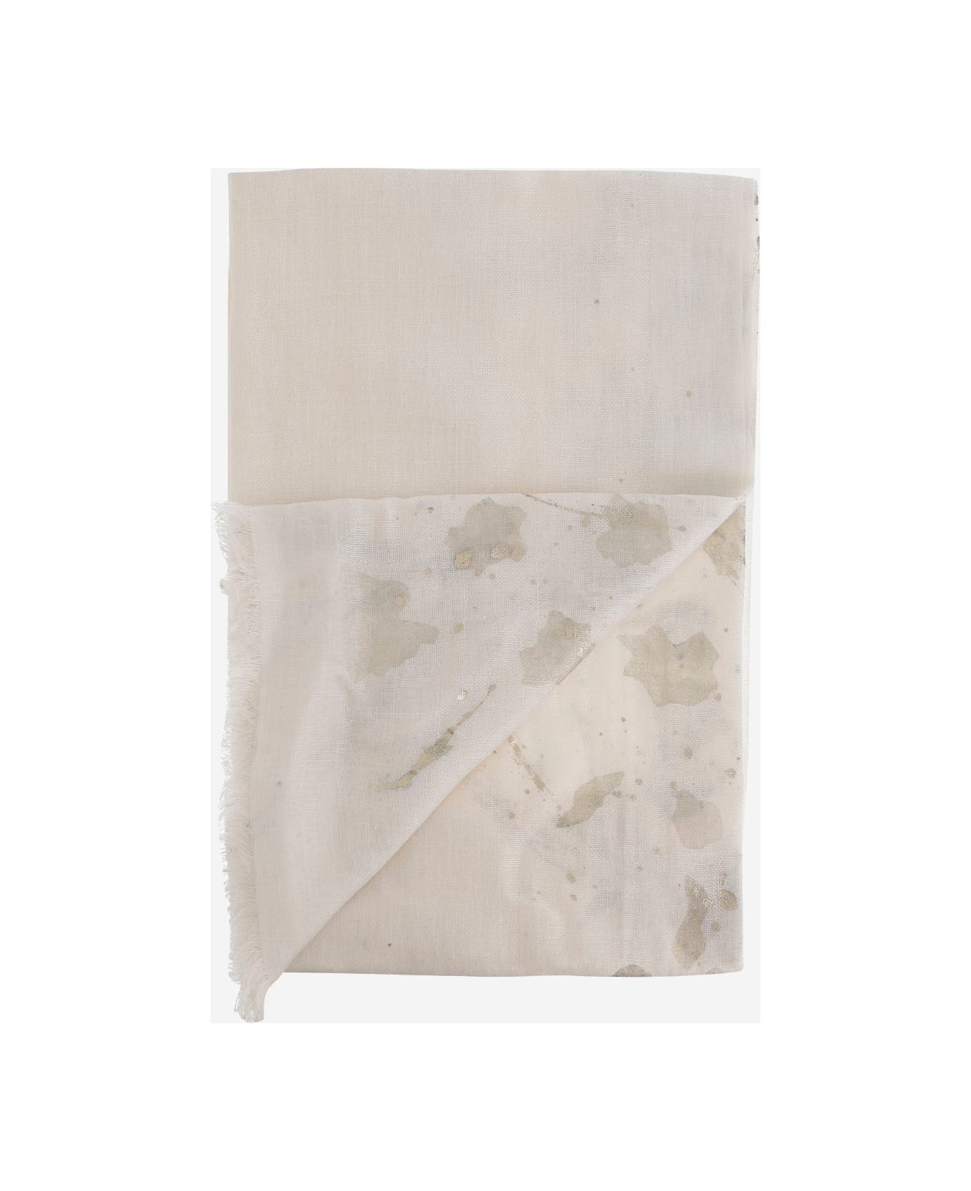 Silk And Linen Scarf - 3