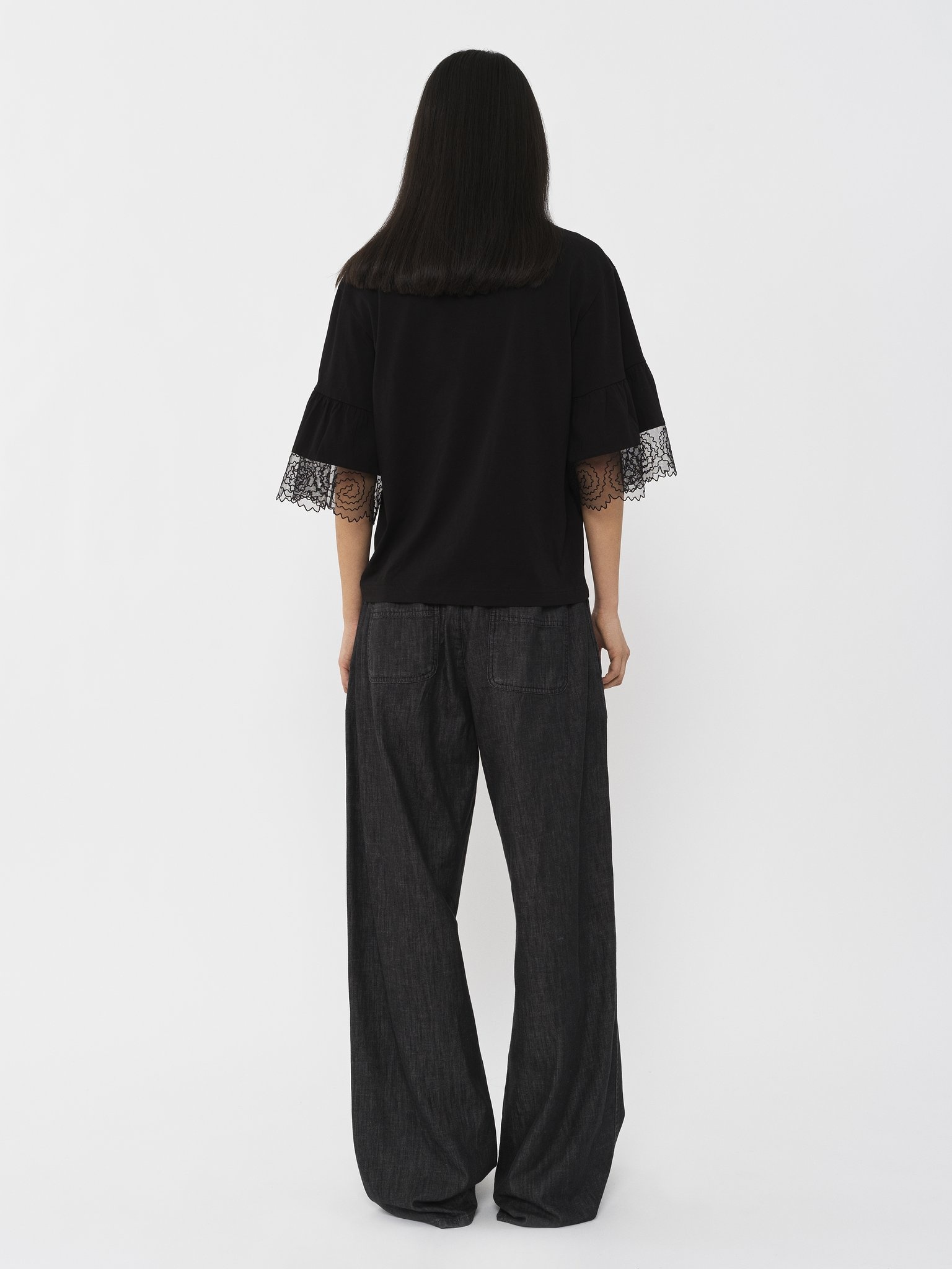 LACE-TRIM T-SHIRT - 3