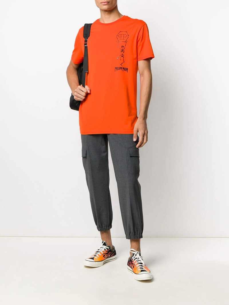 PHILIPP PLEIN Skeleton crew neck T-Shirt outlook