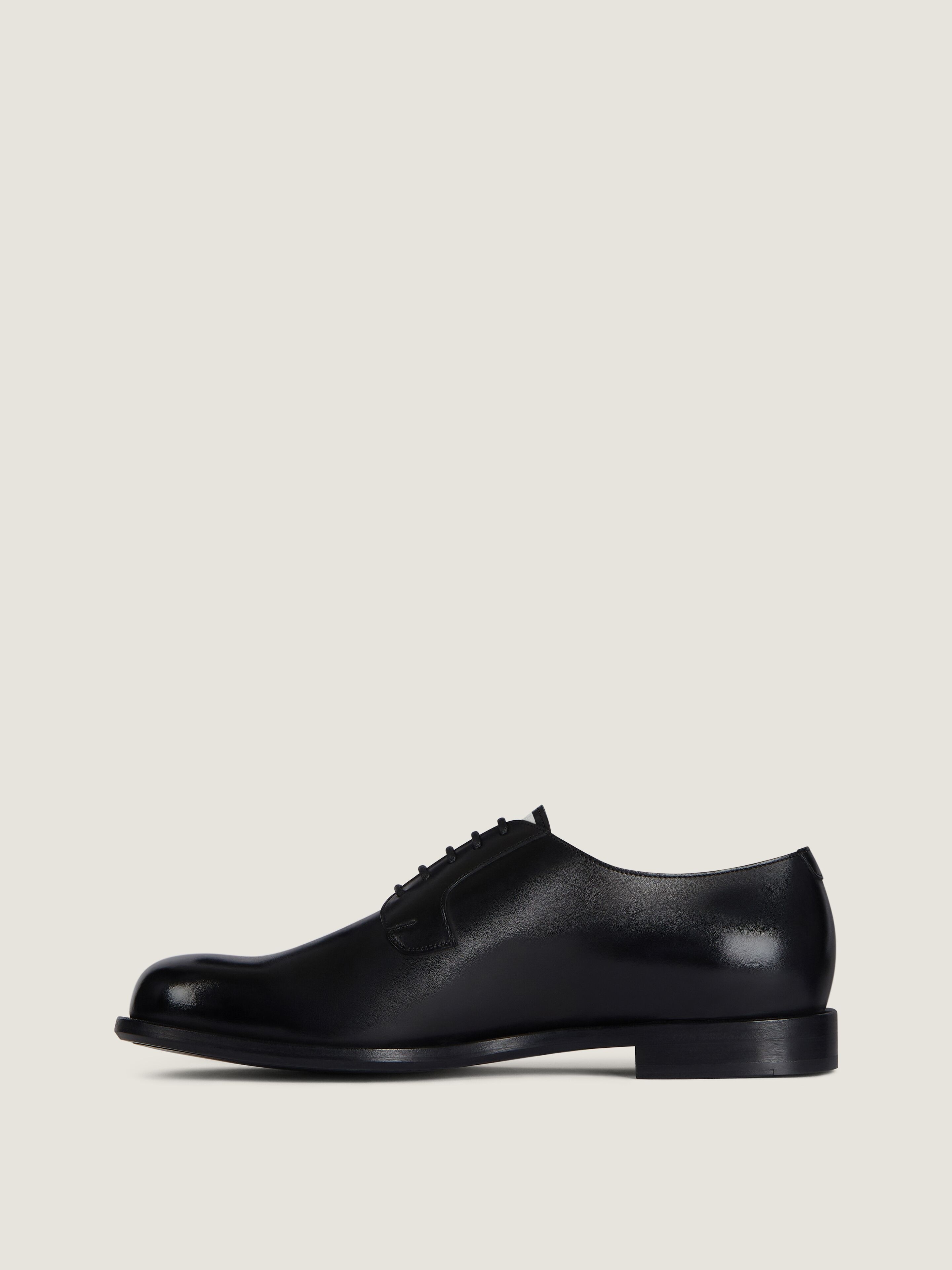 LABEL DERBIES IN LEATHER - 3