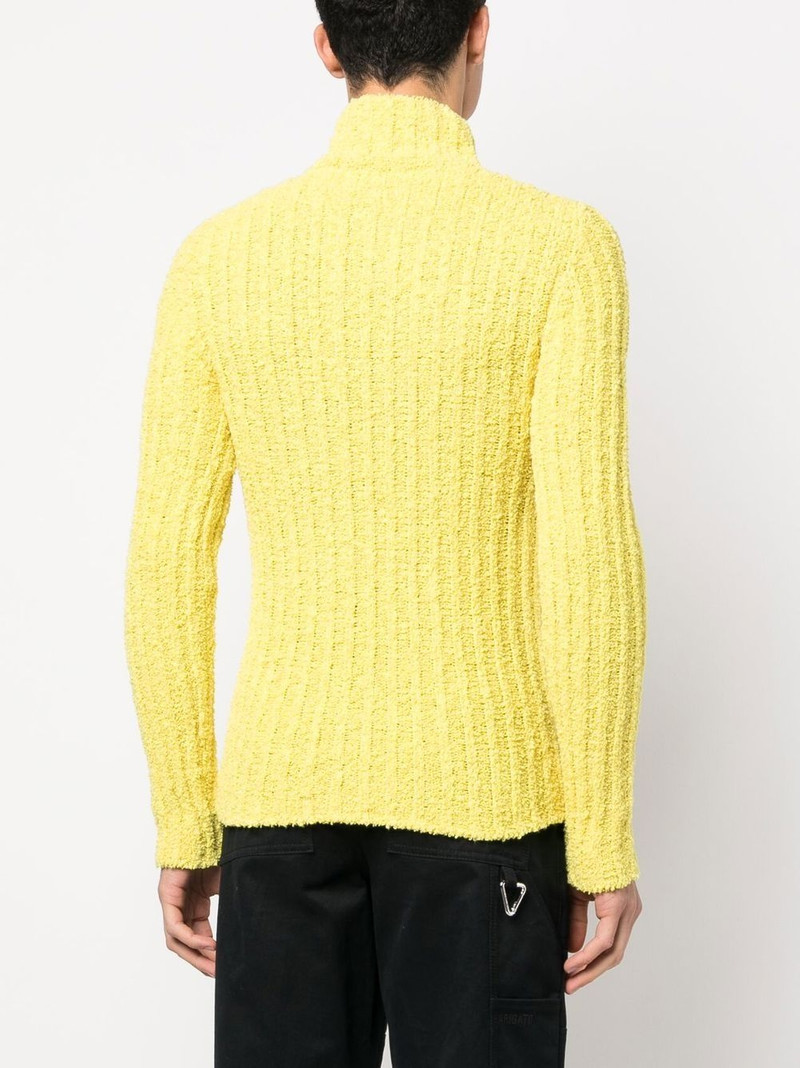 ribbed high neck jumper 4